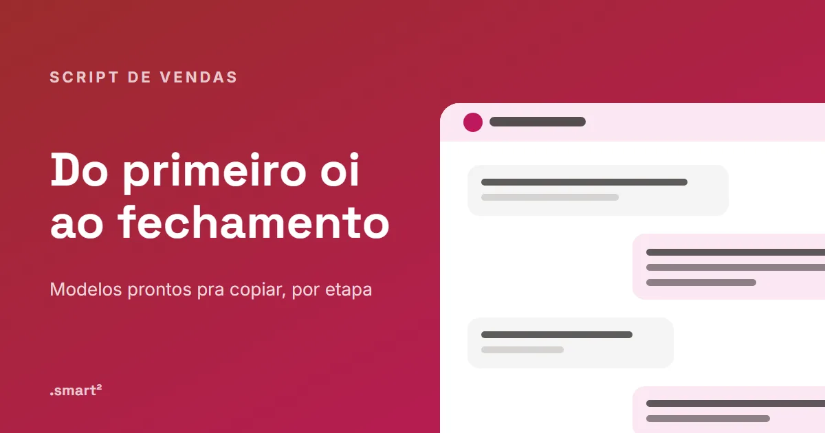 Capa do artigo: Script de vendas WhatsApp: modelos prontos pra copiar